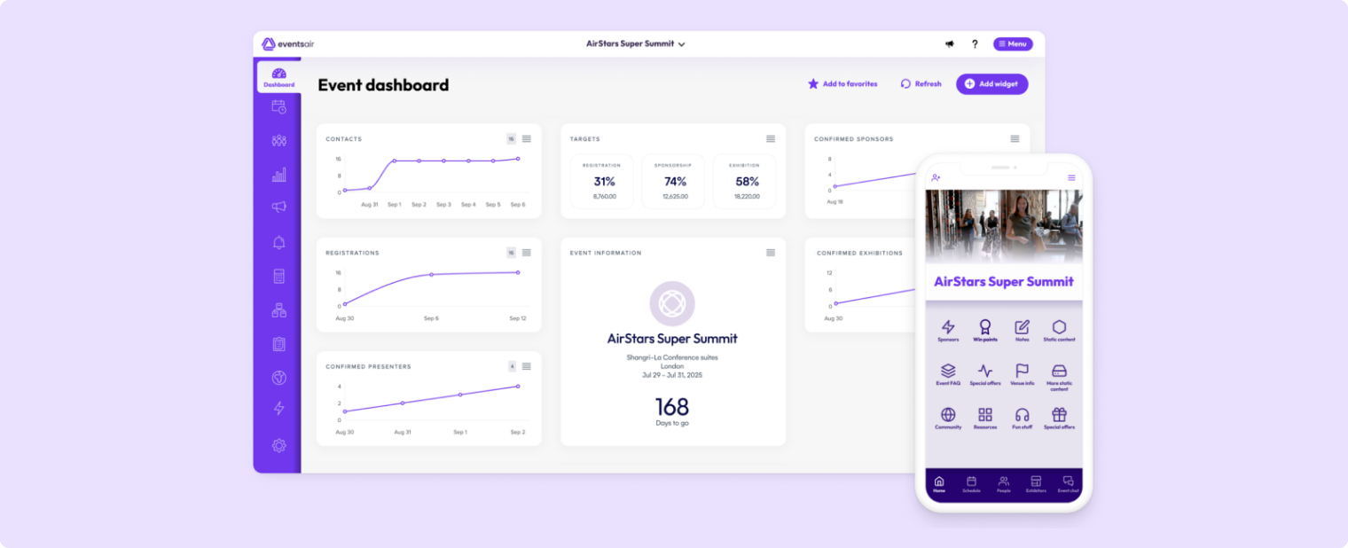 EventsAir is an all-in-one management platform